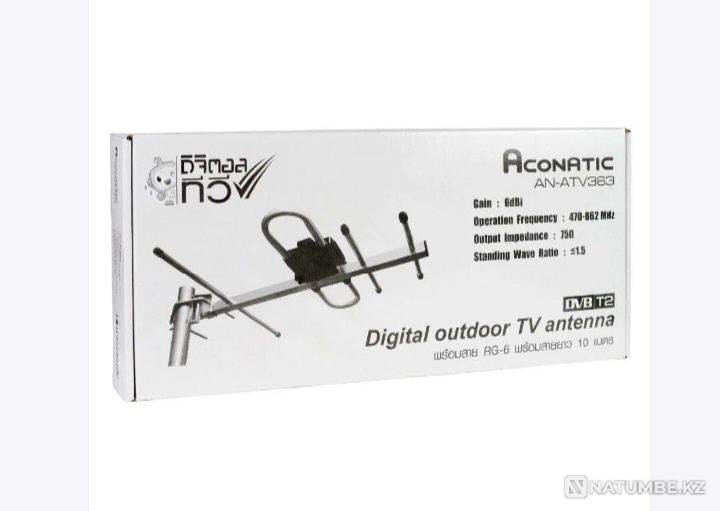 Indoor antenna. Outdoor antenna. Compact HDTV DVB-T2 antenna. Almaty - photo 4