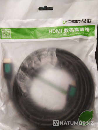 Кабель Ugreen HDMI ; 5 метров ; модель 40464 Алматы - изображение 2