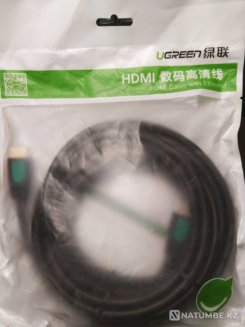 Кабель Ugreen HDMI ; 5 метров ; модель 40464 Алматы - изображение 2