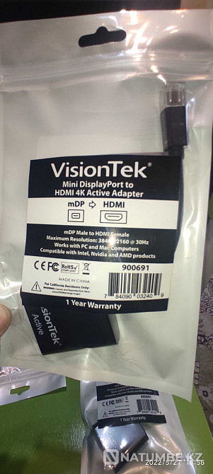 Переходник Mini DisplayPort - HDMI Алматы - изображение 1