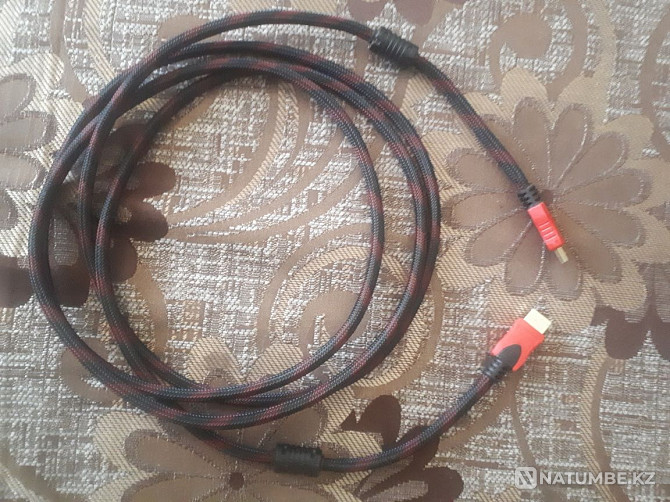 Провод hdmi новый. В подарок наушники Sony Алматы - изображение 2
