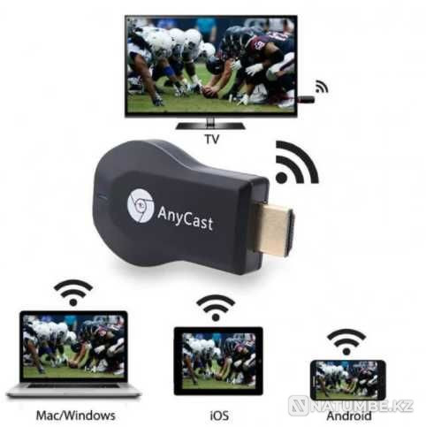 Беспроводной Wi-Fi Медиаплеер МираСкрин Миракаст HD 1080P WiFi Алматы - изображение 5