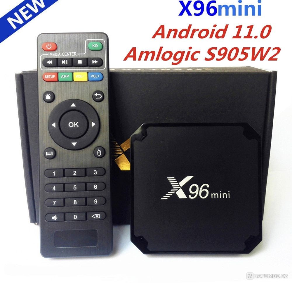 Андройд тв X96MINI Смарт бокс приставка Алматы - изображение 1