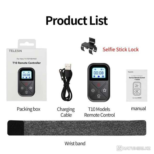 GoPro Telesin T10 remote control Almaty - photo 2