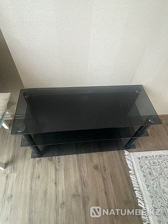Glass TV stand Almaty - photo 2