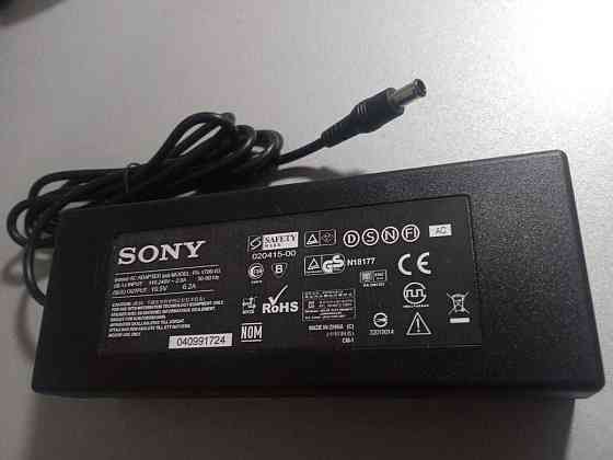 на телевизор Sony 120 ватт 19;5В 6;2А - Адаптер; блок питания + шнур Алматы
