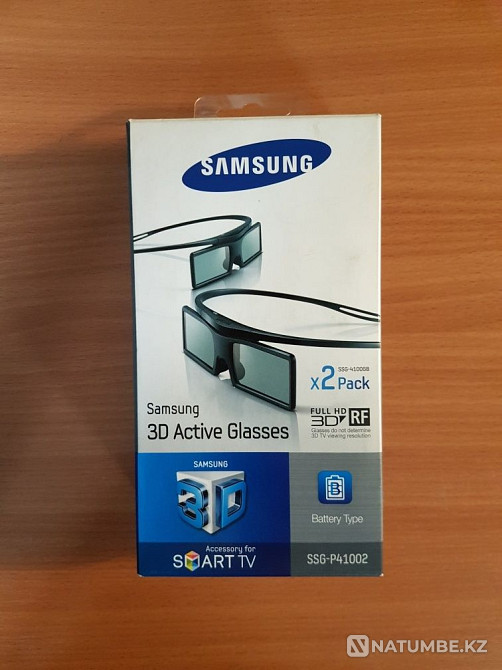 Очки для просмотра 3 D видео SmartTV. Производитель Samsung. Алматы - изображение 1