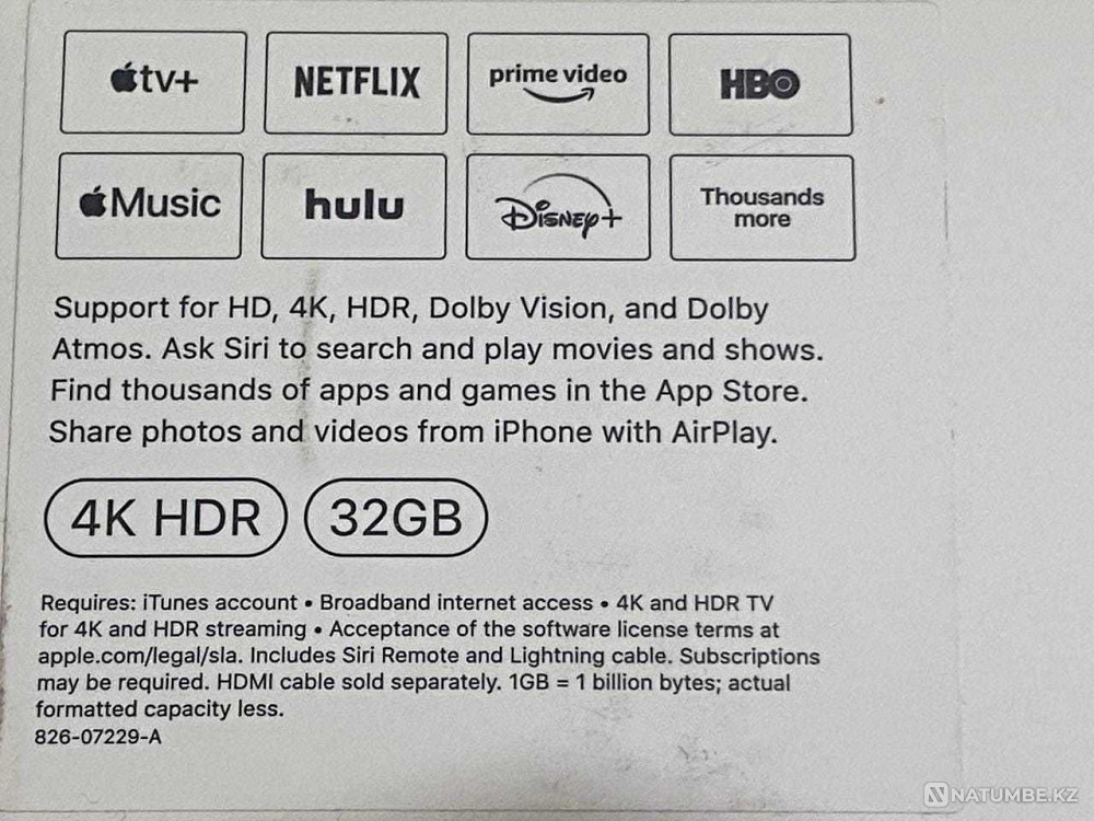 Apple TV 4K 32 GB Алматы - изображение 2