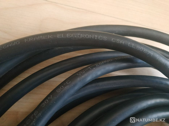 VGA cable 8m KRAMER for projectors. very high quality. Almaty - photo 2