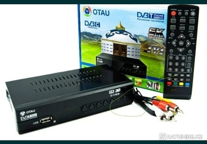 Otau TV set-top box Digital terrestrial receiver DVB-T2 Almaty - photo 3