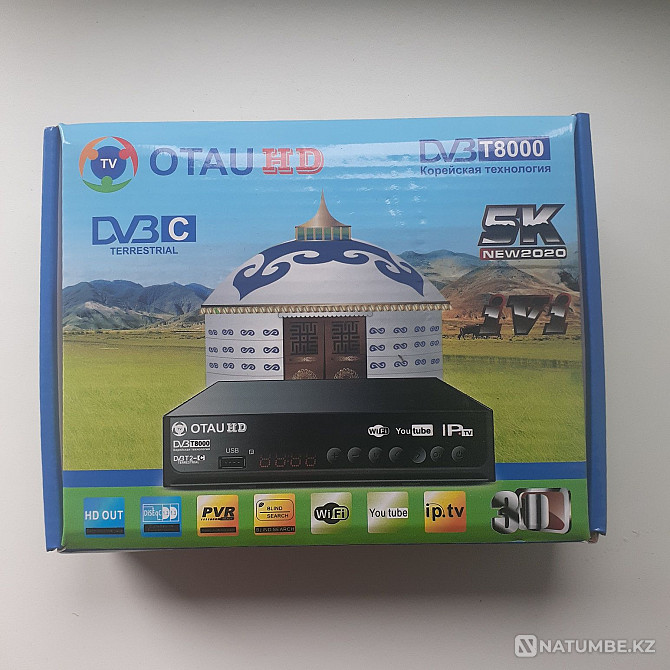 Otau TV set-top box Digital terrestrial receiver DVB-T2 Almaty - photo 1