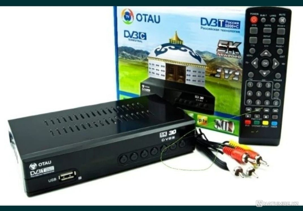 Приставка Отау ТВ Цифровой эфирный приемник DVB-T2 Алматы - изображение 3