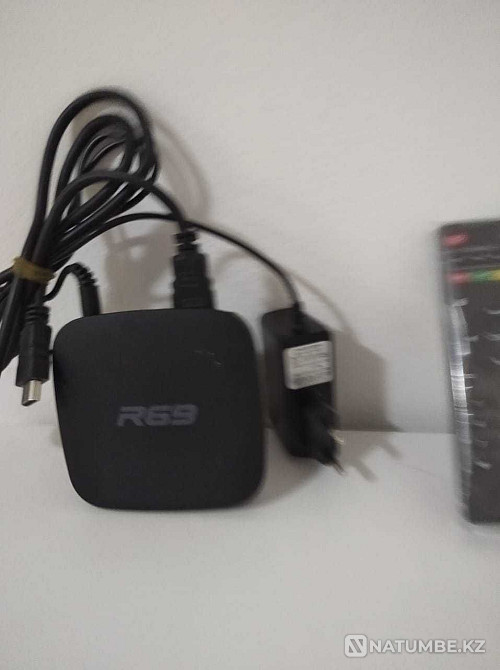 Теледидардың приставкасы. Android теледидар қорабы R69  Алматы - изображение 1