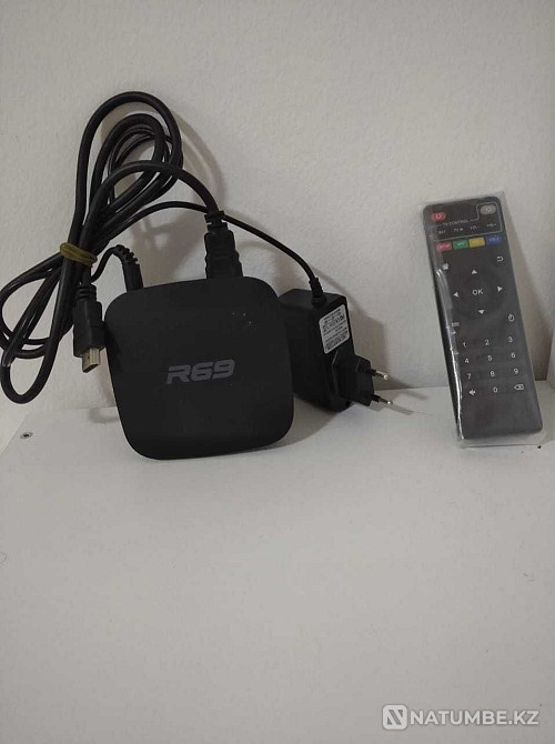 Теледидардың приставкасы. Android теледидар қорабы R69  Алматы - изображение 2