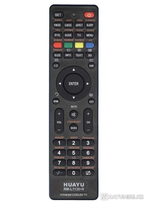 I am replacing a new universal TV remote control for many TVs. Almaty - photo 1