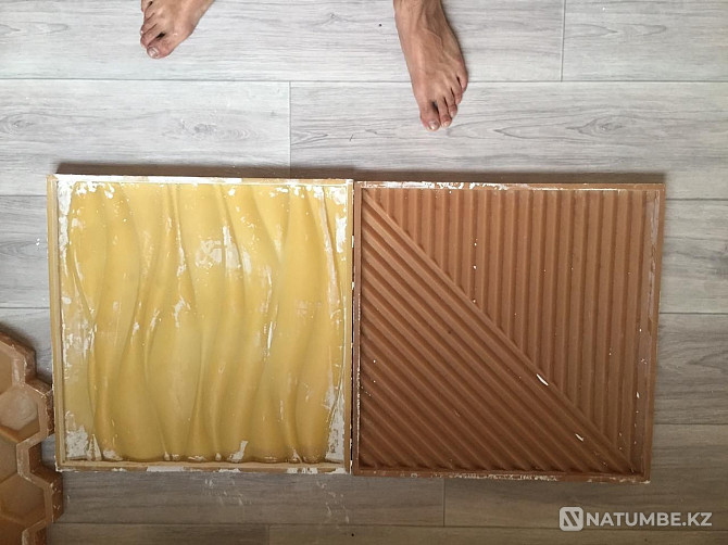 3D панели формы из силикона 50*50см Алматы - изображение 3
