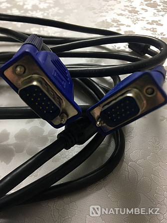Продается VGA кабель; системник-монитор Алматы - изображение 1