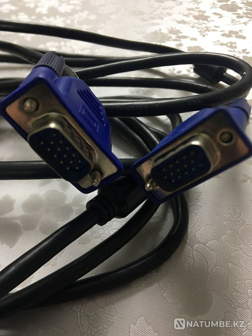Продается VGA кабель; системник-монитор Алматы - изображение 1