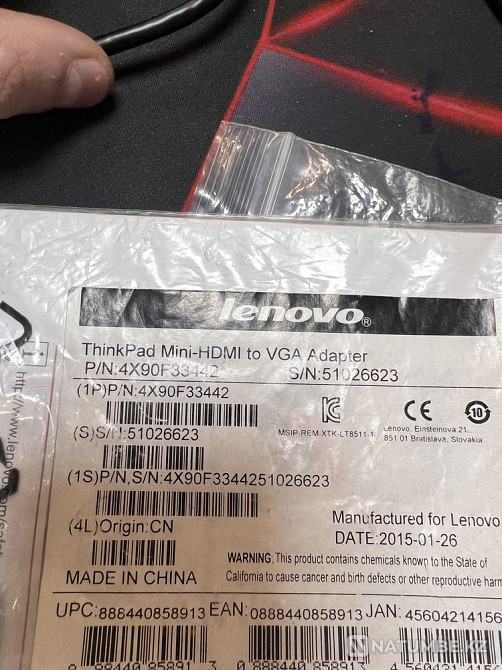 Переходники Конвертеры Hdmi-Vga и MiniHdmi-VGA Оригинал HP; Lenovo; Алматы - изображение 6
