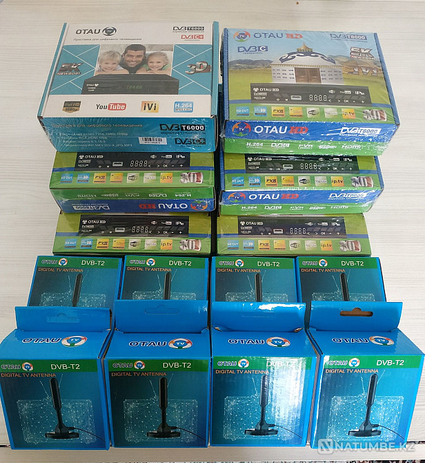 ОтауТВ тюнер;Приставка отау тв. Антенна домашняя кабель HDMI Кронштейн Алматы - изображение 4