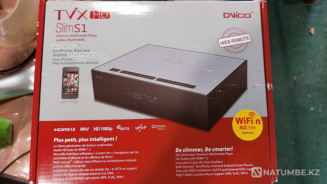 HDD media player tvix slim s1 Алматы - изображение 1