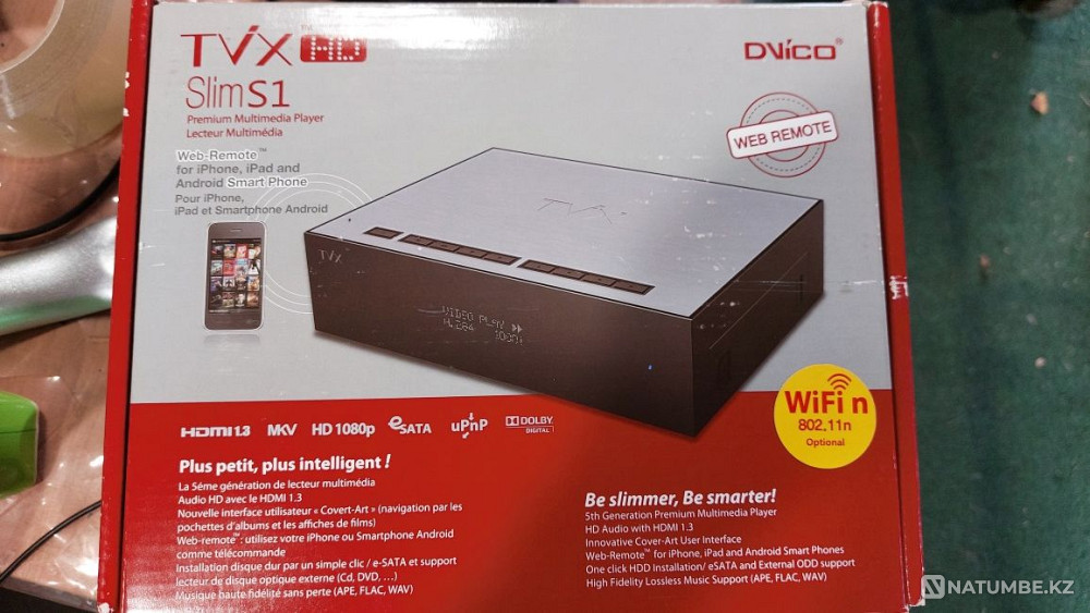 HDD media player tvix slim s1 Алматы - изображение 1