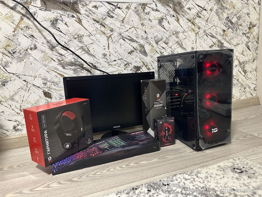 Продам НОВЫЙ Мощный ИГРОВОЙ ПК/Компьютер полный комплект! Срочно! Алматы - изображение 1