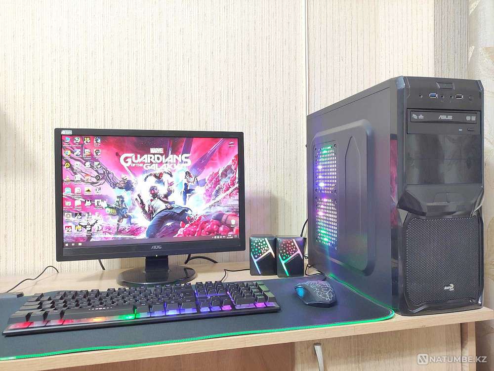 Gaming computer Core i5/8GB/GTX 1060 + 19 inch monitor/PRICE FOR ALL Almaty - photo 2