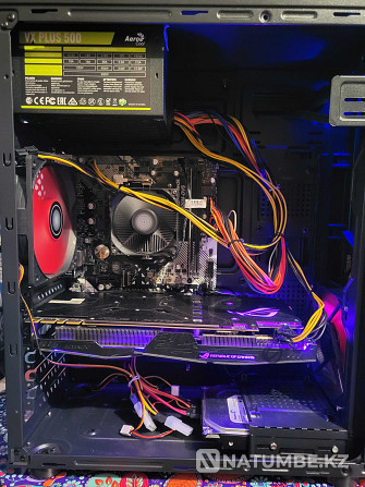Игровой компьютер; монитор. (RYZEN 5; GTX 1070; 8GB) Алматы - изображение 2