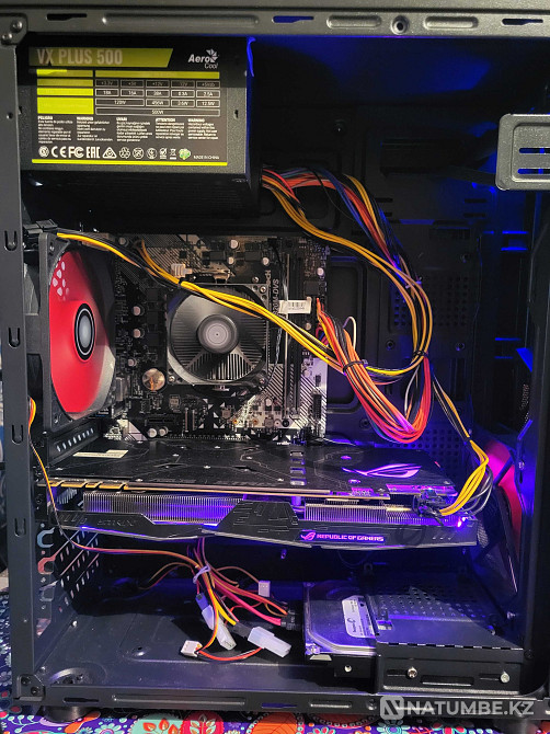 Игровой компьютер; монитор. (RYZEN 5; GTX 1070; 8GB) Алматы - изображение 2