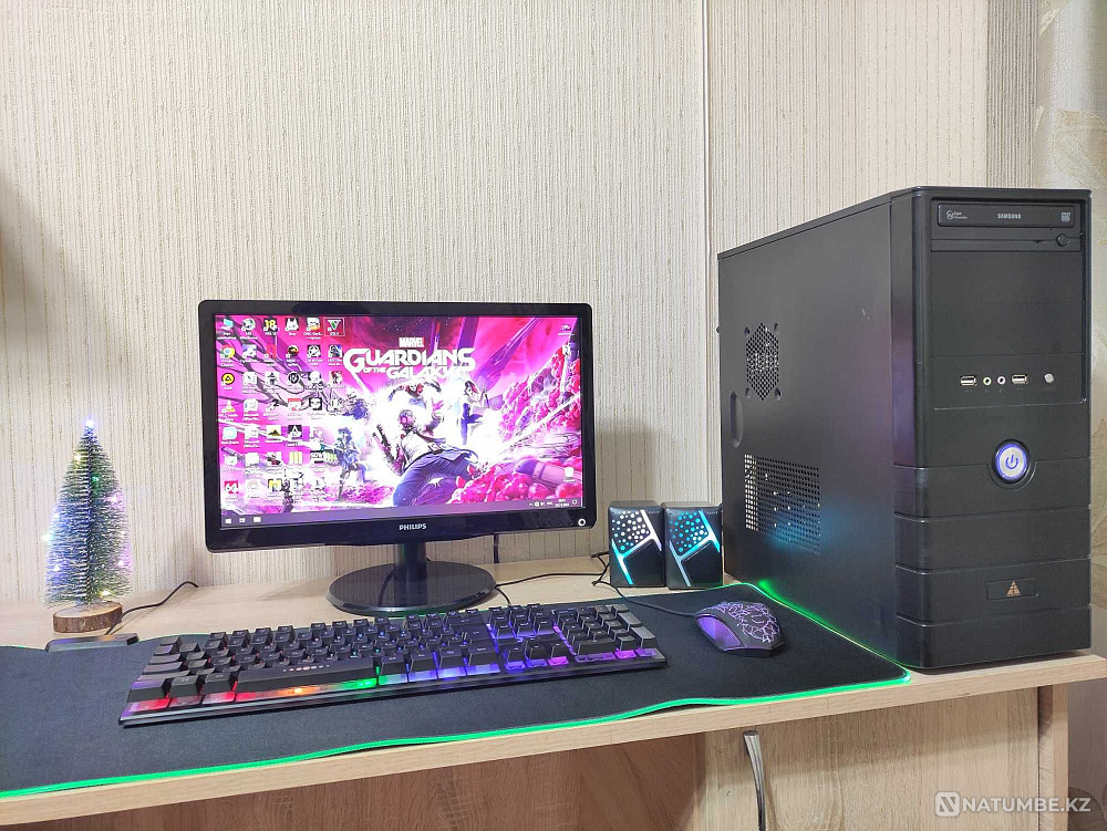 Игровой компьютер Core i5/8GB/RX 560 4GB +19 дюйм монитор/ЦЕНА ЗА ВСЁ Алматы - изображение 2