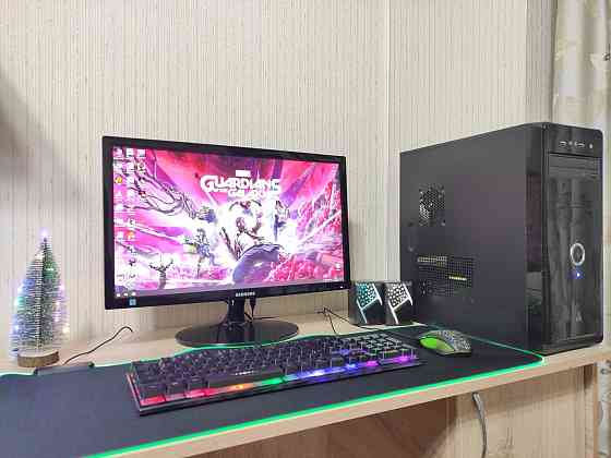 Игровой компьютер Core i5/16GB/GTX 1070+22 дюйм монитор/ЦЕНА ЗА ВСЁ Алматы