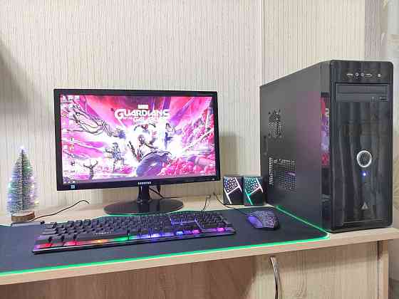 Игровой компьютер Core i5/16GB/GTX 1070+22 дюйм монитор/ЦЕНА ЗА ВСЁ Алматы
