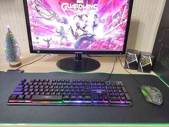 Игровой компьютер Core i5/16GB/GTX 1070+22 дюйм монитор/ЦЕНА ЗА ВСЁ Алматы