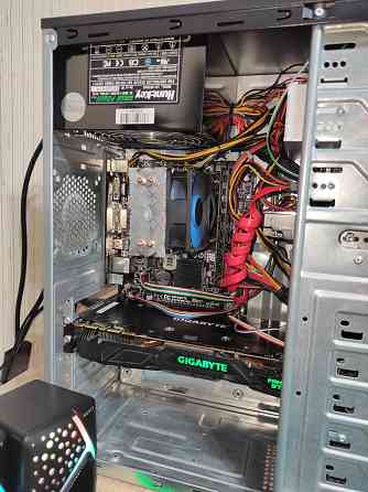 Игровой компьютер Core i5/16GB/GTX 1070+22 дюйм монитор/ЦЕНА ЗА ВСЁ Алматы