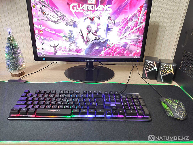 Игровой компьютер Core i5/16GB/GTX 1070+22 дюйм монитор/ЦЕНА ЗА ВСЁ Алматы - изображение 3