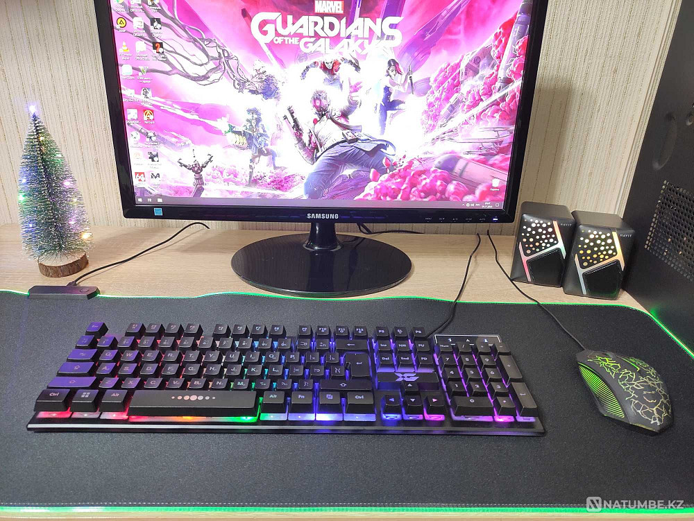 Игровой компьютер Core i5/16GB/GTX 1070+22 дюйм монитор/ЦЕНА ЗА ВСЁ Алматы - изображение 3