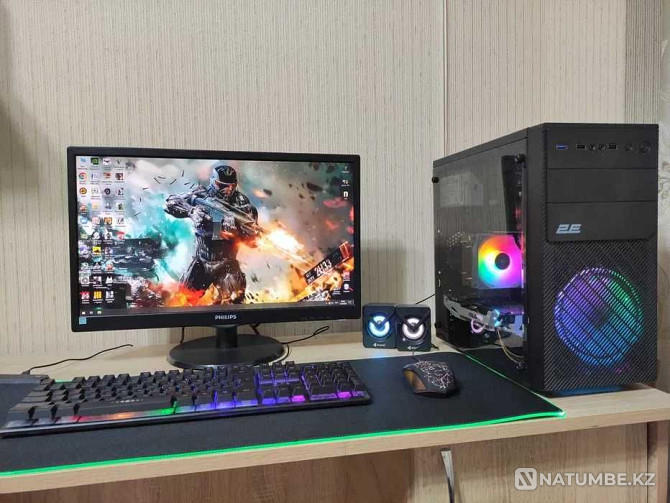 Игровой компьютер Core i5/8GB/SSD/GTX 1060 + 22-дюймовый монитор Алматы - изображение 2