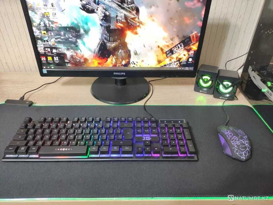 Игровой компьютер Core i5/8GB/SSD/GTX 1060 + 22-дюймовый монитор Алматы - изображение 3