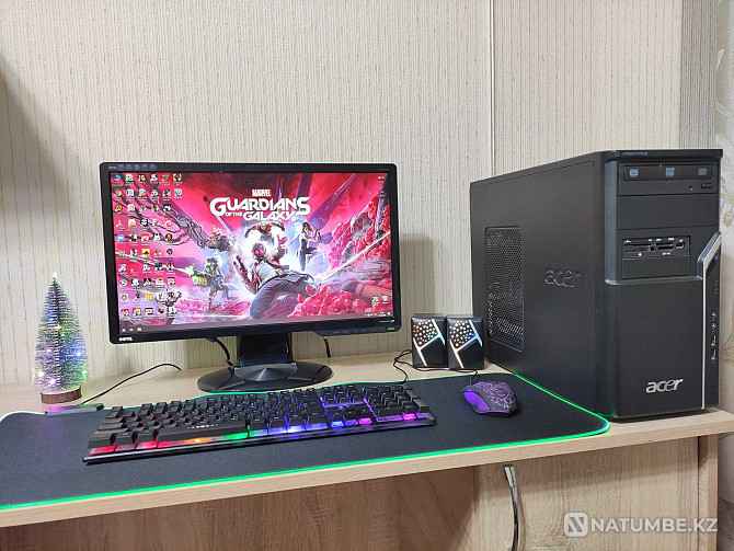 Игровой компьютер Core i5/8GB/SSD/GTX 1060+22 дюйм монитор/ЦЕНА ЗА ВСЁ Алматы - изображение 2