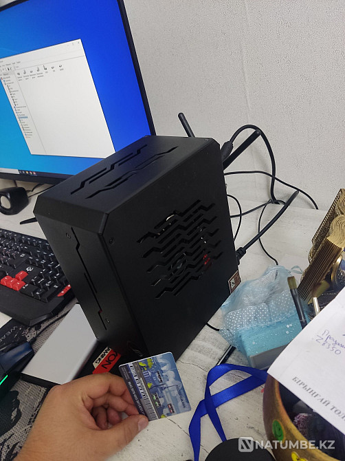 Продам мощный игровой мини itx ПК 10400/16/3060 Алматы - изображение 5