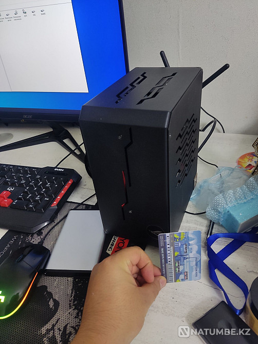 Продам мощный игровой мини itx ПК 10400/16/3060 Алматы - изображение 4