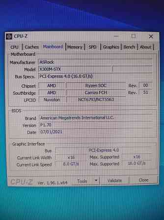 Продам офисный мини ПК asrock deskmini x300; 5600g; 32 gb; SSD 512; 12 Алматы
