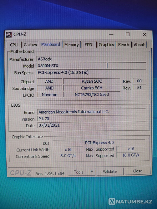 Продам офисный мини ПК asrock deskmini x300; 5600g; 32 gb; SSD 512; 12 Алматы - изображение 5