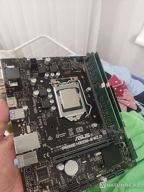 Комплект Асус н310/9400f/16gb/afox rx550 Алматы - изображение 3