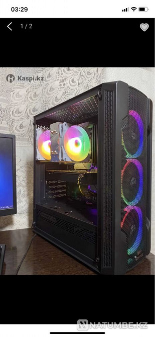 НОВЫЙ! Игровой компьютер|RYZEN 5/GTX 1070 8Gb/16GB/500W Алматы - изображение 1