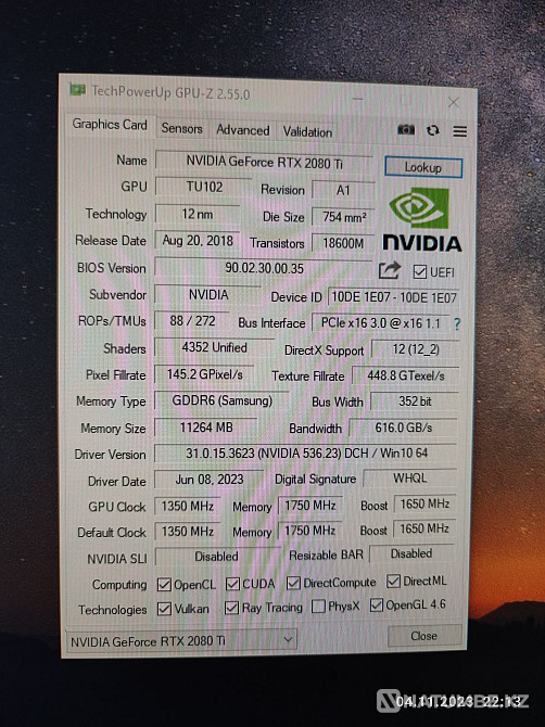 core i7/RTX 2080 ti/SSD 500gb Алматы - изображение 6
