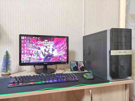 Игровой компьютер Core i3/8GB/HDD/GTS 450+ 19 дюйм монитор/ЦЕНА ЗА ВСЁ Алматы
