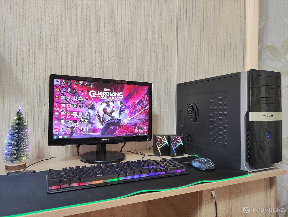 Игровой компьютер Core i3/8GB/HDD/GTS 450+ 19 дюйм монитор/ЦЕНА ЗА ВСЁ Алматы - изображение 1