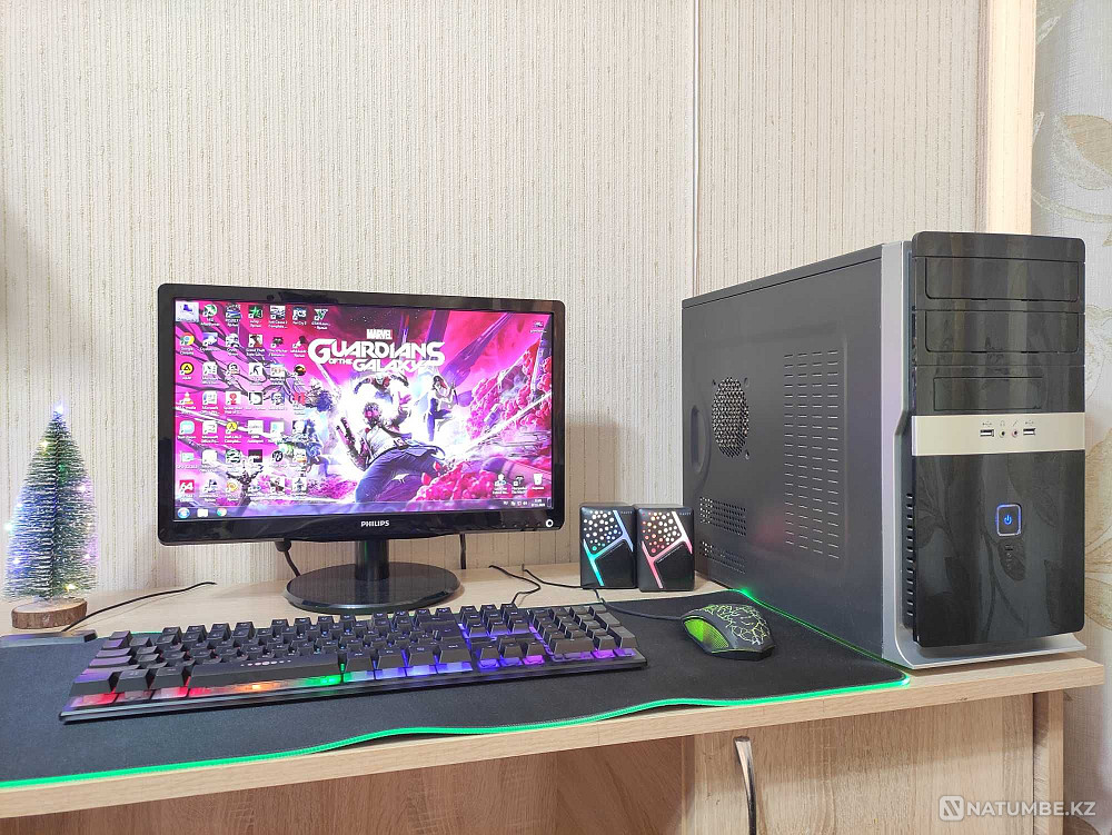 Игровой компьютер Core i3/8GB/HDD/GTS 450+ 19 дюйм монитор/ЦЕНА ЗА ВСЁ Алматы - изображение 2